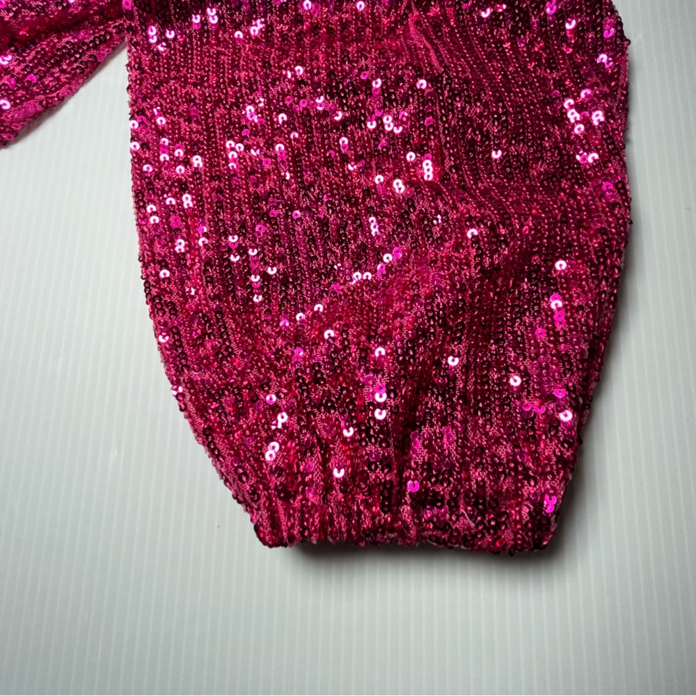 Betsey Johnson Fully Sequenced & Lined Asymmetrical Stretch Mini Dress - Picture 12 of 16